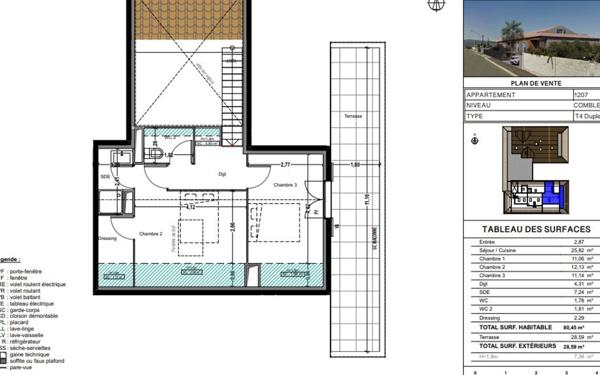 Appartement à vendre    4 pièces • 80,45 m2 Cogolin