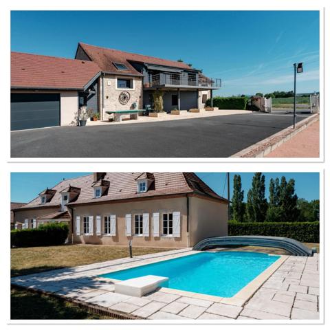 Ensemble immobilier de 2 magnifiques maisons et piscine