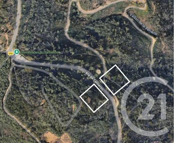 Terrain à vendre  3711 m 2   MANDELIEU LA NAPOULE  - 06