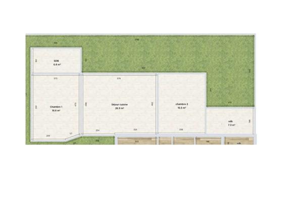 SAINTE CLOTILDE (97490) Maison (à rénover) T3 de 76.30 m² + jardin