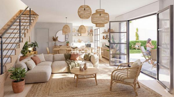 Maison de ville 4 pièces avec jardin