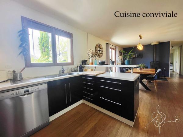 Beaumont de Lomagne, maison T5, terrain clos 1457m2. aucun travaux
