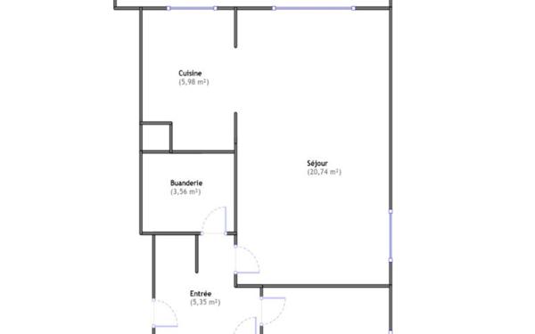 Appartement à vendre    2 pièces • 48,13 m2 Montreuil