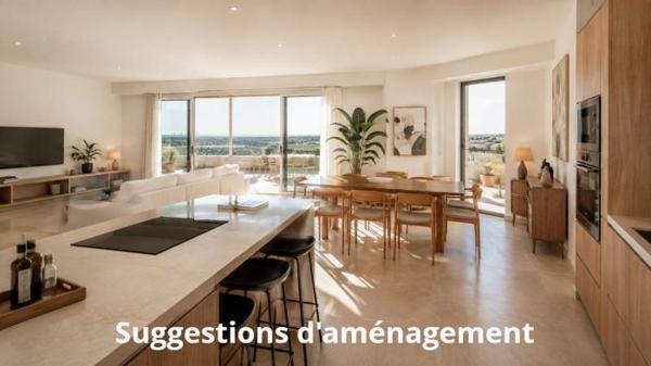 Montpellier – Rooftop 108 m² – 180 m² de terrasses – Dernier étage