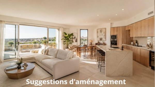 Montpellier – Rooftop 108 m² – 180 m² de terrasses – Dernier étage
