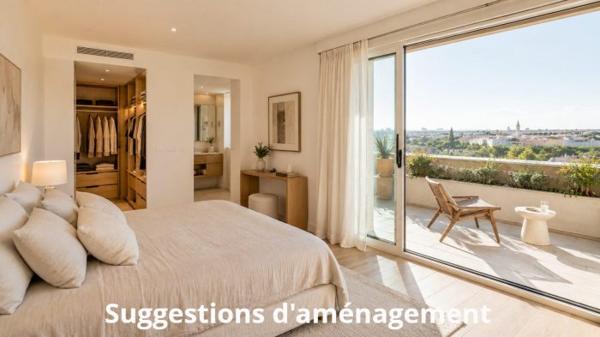Montpellier – Rooftop 108 m² – 180 m² de terrasses – Dernier étage
