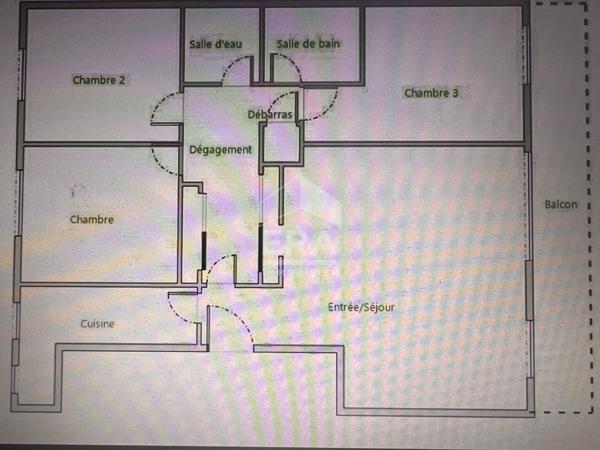 Appartement familial de 3 chambres, en bordure de Seine
