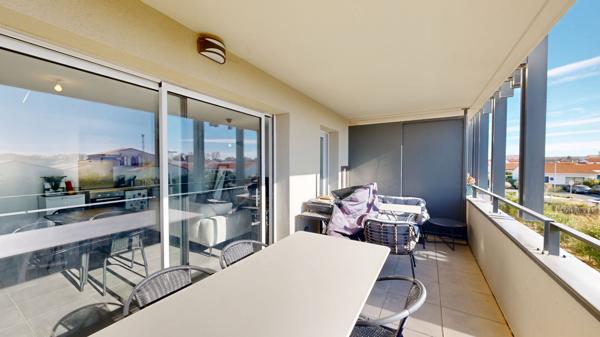 Appartement T3 de 62m² - Résidence sécurisée avec 2 parkings + grande terrasse !