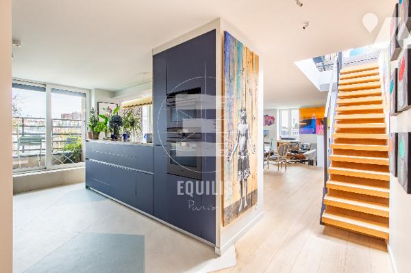 Appartement dernier étage Penthouse village Batignolles