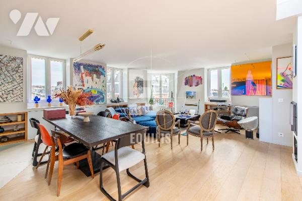 Appartement dernier étage Penthouse village Batignolles