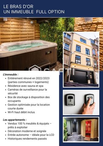 Lot de 9 appartements entièrement rénovés