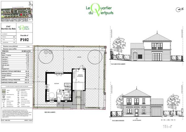 Maison à vendre 4 pièces 89 m² Puiseux-en-France