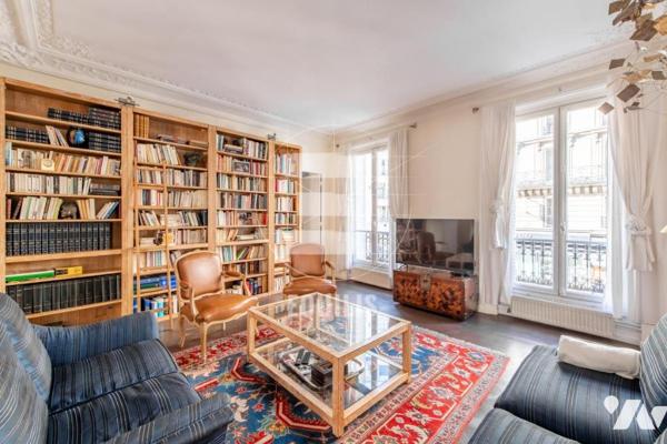 Appartement traversant de 98 m² – 2 chambres – Charme de l’ancien – Rue La fayette