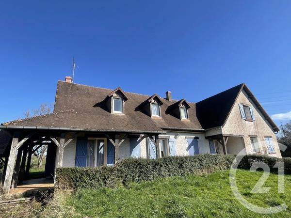 Maison à vendre  9 pièces - 285 m 2   MONTGIVRAY  - 36