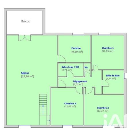 Appartement à vendre 5 pièces 113 m² Arcueil