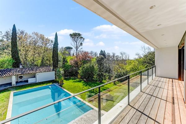 Vieille-Toulouse, villa d'architecte haut de gamme, piscine, parc et foret 5000m2