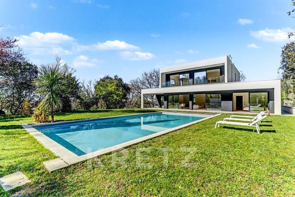 Vieille-Toulouse, villa d'architecte haut de gamme, piscine, parc et foret 5000m2