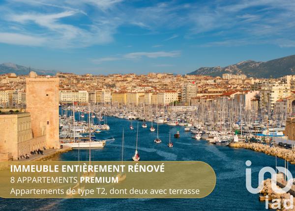 Immeuble à vendre 260 m² Marseille 1
