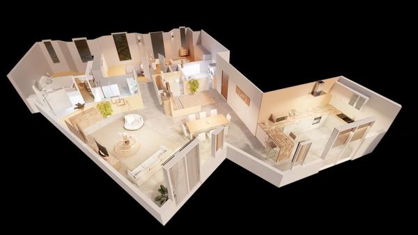 Finistère (29) – À vendre à Quimper hyper-centre, appartement T4 de 138 m² habitable - Parking privé.