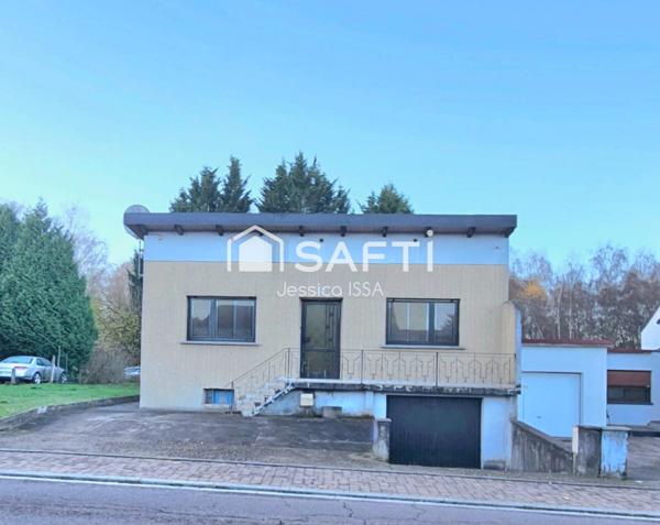 Maison 4 pièces avec jardin et sous-sol complet