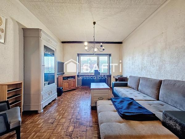 Maison 4 pièces avec jardin et sous-sol complet