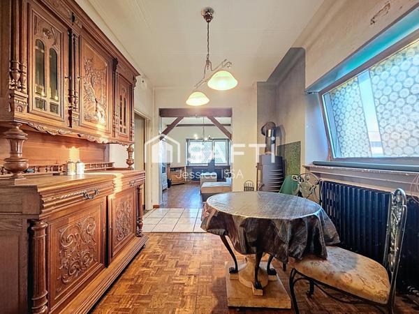 Maison 4 pièces avec jardin et sous-sol complet