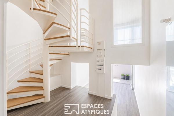 Duplex contemporain au calme dans une ancienne imprimerie
