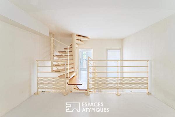 Duplex contemporain au calme dans une ancienne imprimerie