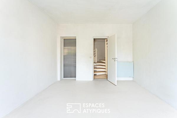 Duplex contemporain au calme dans une ancienne imprimerie