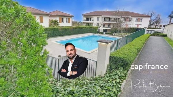 ✨ À vendre Dpt Rhône (69) – Résidence de standing avec piscine : T3 entièrement rénové  parking – env. 62 m²