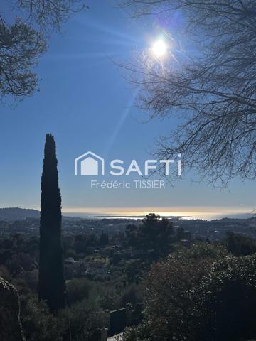 Mougins : Villa 5 Pièces vue panoramique Mer et village