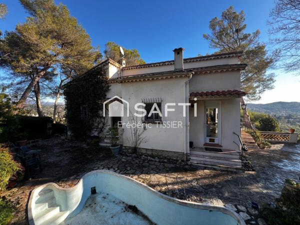 Mougins : Villa 5 Pièces vue panoramique Mer et village
