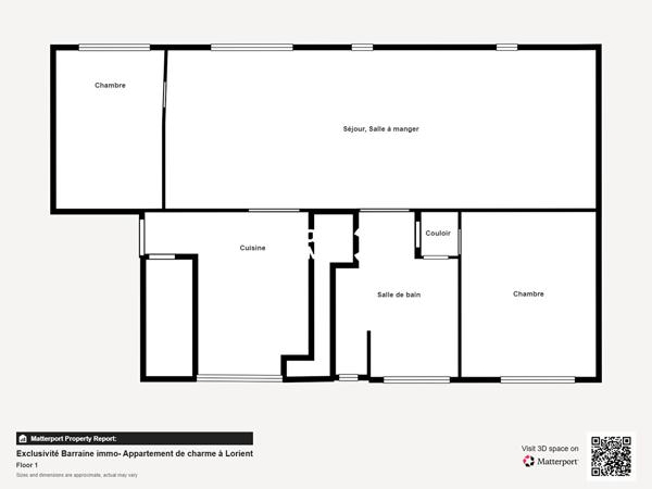 Vente appartement à Lorient, 3 pièces 112.45m²