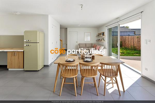 Location Maison86,19 m² - 4 Pièces - BOUAYE (44830)