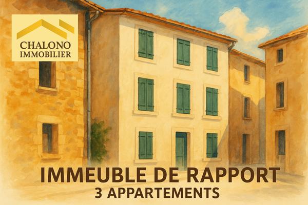 Agde (34300) DEPT 34 - AGDE. IMMEUBLE DE RAPPORT. TROIS APPARTEMENTS, UNE SEULE ADRESSE : UN PLACEMENT IDÉAL AU CŒUR D’AGDE