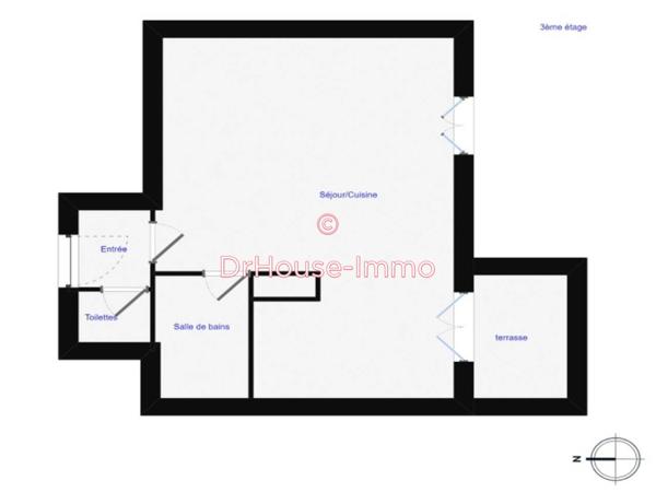 Appartement à vendre 1 pièce de 27 m²