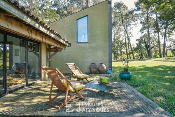 Le luxe de l’espace, la douceur du silence – Domaine confidentiel à Angresse