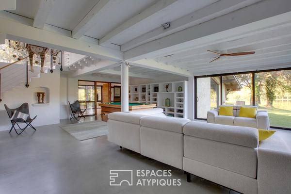 Le luxe de l’espace, la douceur du silence – Domaine confidentiel à Angresse