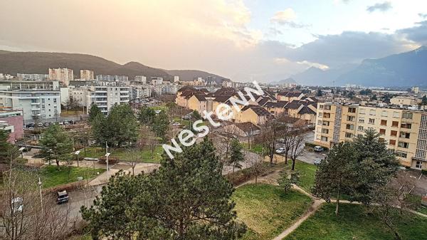 A VENDRE -Appartement Loué à Echirolles Agréable 4P+C sur large balcon , 3 chambres