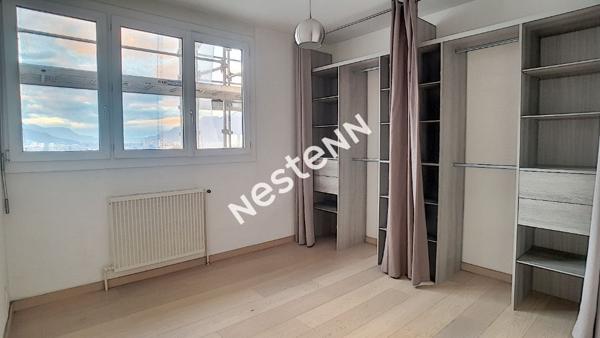 A VENDRE -Appartement Loué à Echirolles Agréable 4P+C sur large balcon , 3 chambres