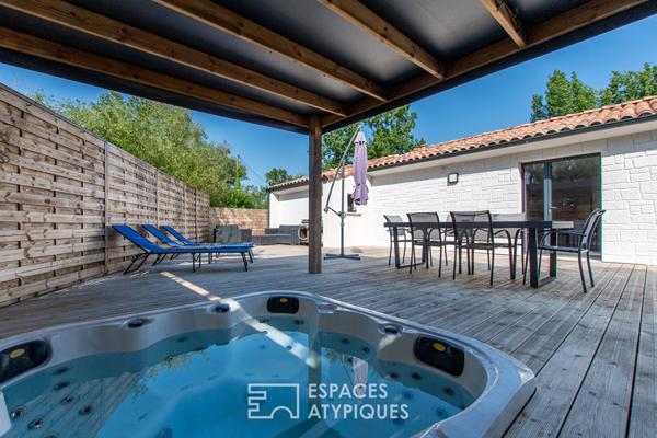 Maison rénovée en bord de mer