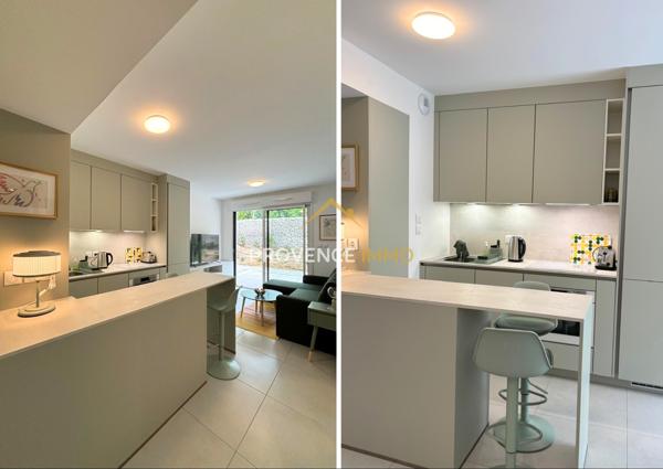 Aix-en-Provence (13100) Appartement T2 meublé de 2024 - Jardin & Garage