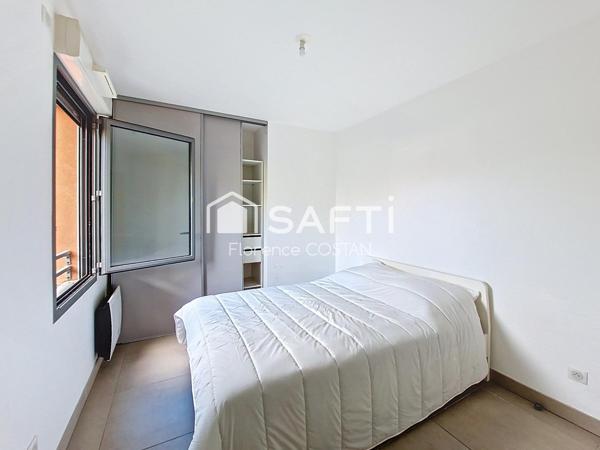 Appartement T1 dans résidence récente avec terrasse et jardinet