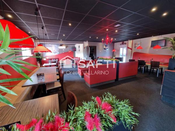 À VENDRE – FONDS DE COMMERCE RESTAURANT AVEC TERRASSE PROCHE DE L'A10