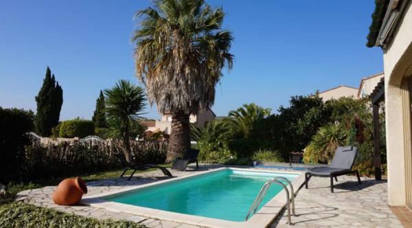 BAGES - Maison MEUBLEE - proche Narbonne - 5 pièces 92m2 - piscine - jardin + garage