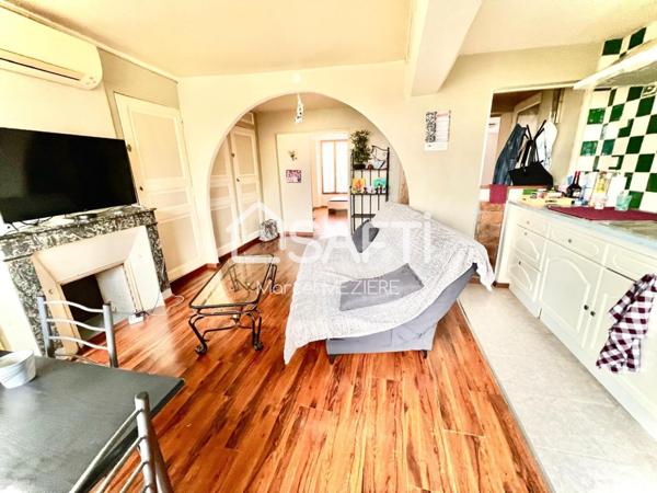 T3 coeur de ville, cour privative.