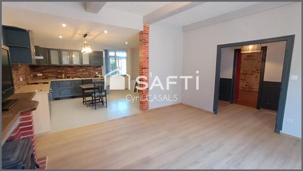 Maison 7 pièces de 197 m2 avec un terrain clos de 443 m2