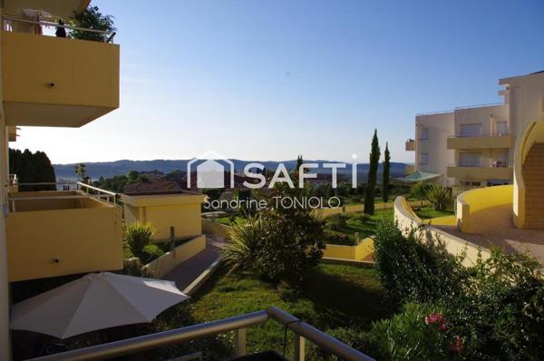 Appartement 3 pièces dans résidence sécurisée avec piscine