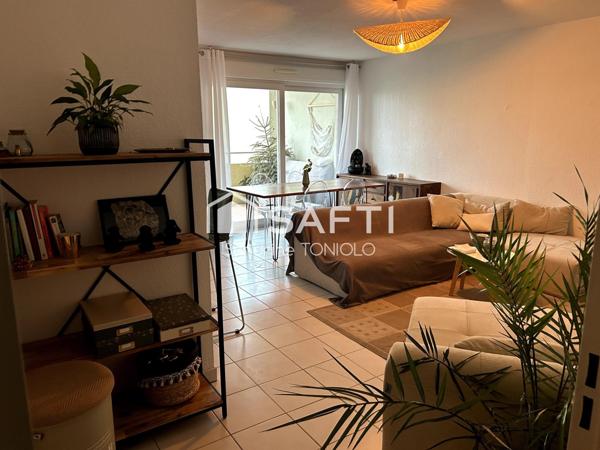 Appartement 3 pièces dans résidence sécurisée avec piscine