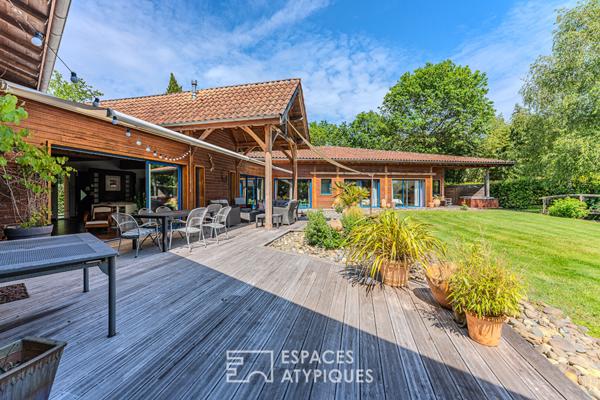 Maison d’Architecte et son jardin paysager luxuriant